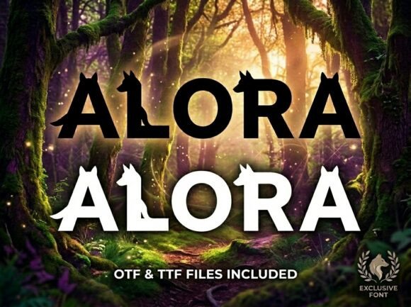 Alora: A Wildly Elegant Display Typeface