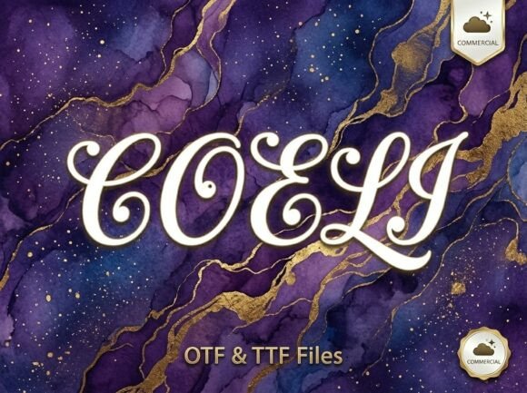 Coeli: A Bold Display Font for Head-Turning Designs