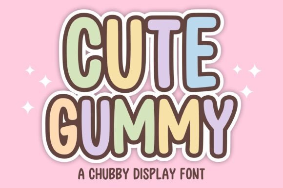 Cute Gummy: A Sweet and Playful Display Typeface
