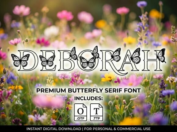 Deborah: A Striking All-Caps Font for Bold Designs