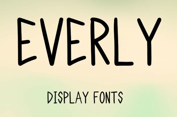 Discover Everly: A Playful Font for Modern Designers