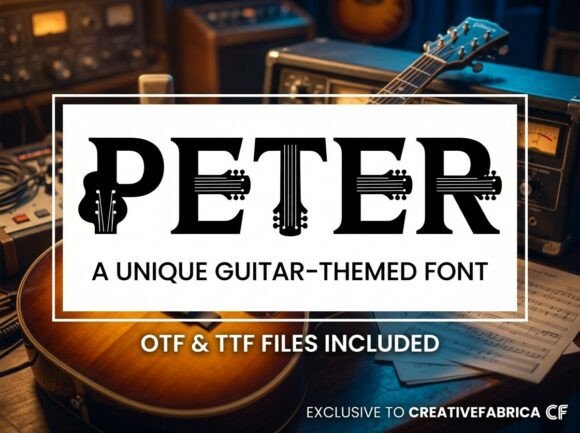 Discover Peter: A Decorative Display Typeface