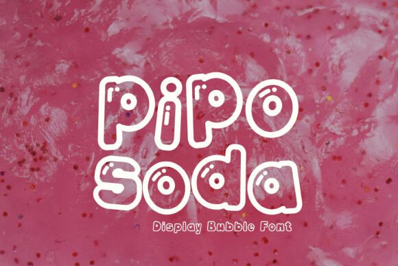 Discover the Playful Charm of Pipo Soda Font
