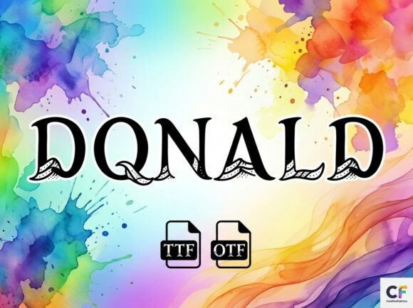 Donald: A Celestial Serif for Whimsical Designs