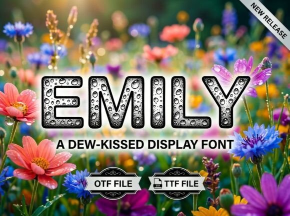 Emily: The Fresh Display Font for Serene, Modern Designs