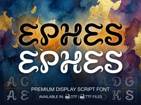 Ephes: Discover Organic Eccentricity in Typography