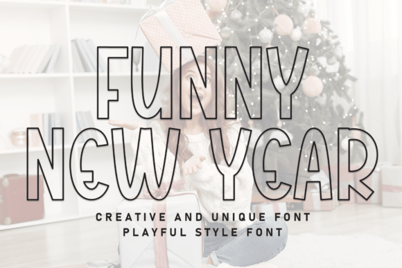 Funny New Year: Unveiling a Charming Handwritten Font