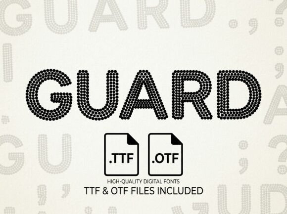 Guard: A Bold Display Font for Impactful Design