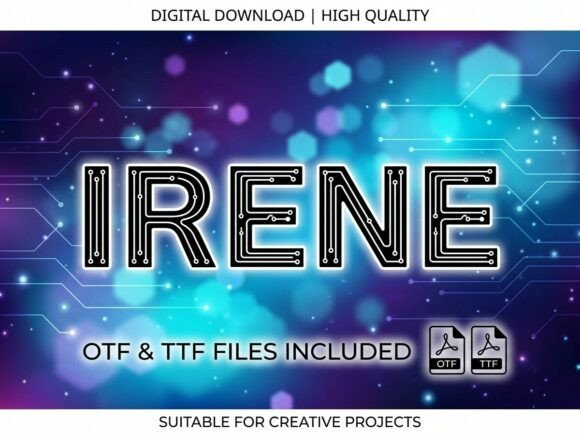 Irene: A Display Font for Unforgettable Design