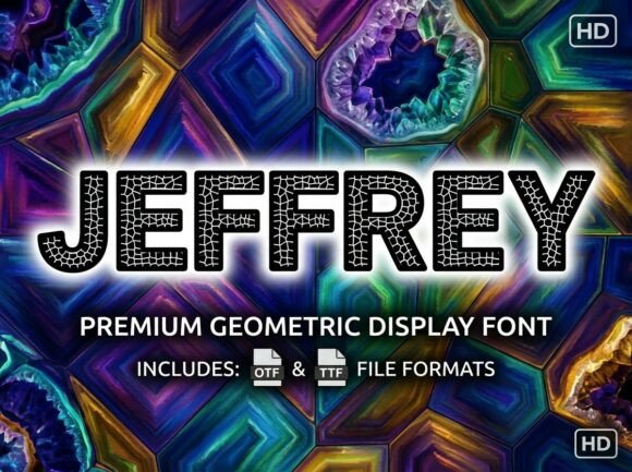 Jeffrey: A Bold Display Typeface for Impactful Designs