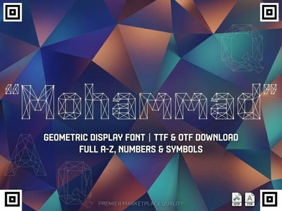 Mohammad: A Display Font for Bold, Artistic Headlines