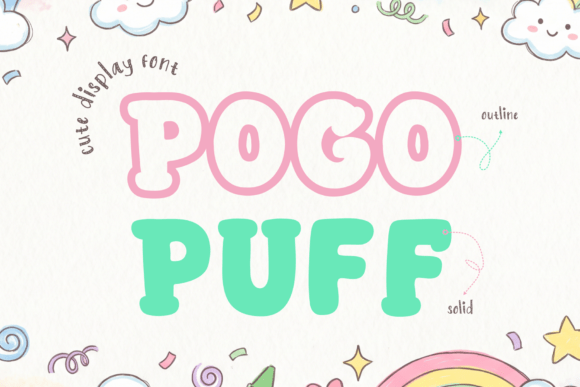 Pogo Puff: A Playful Typeface for Creative Designers