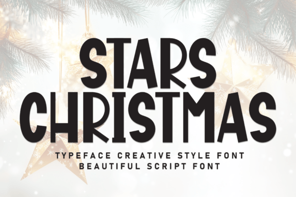 Stars Christmas: A Festive Hand-Drawn Display Font