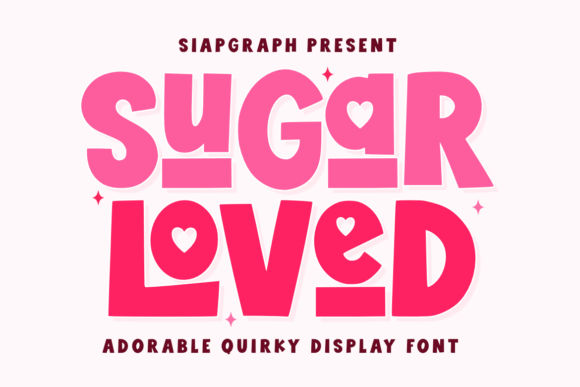 Sugar Loved: A Playful Retro Font for Creative Projects
