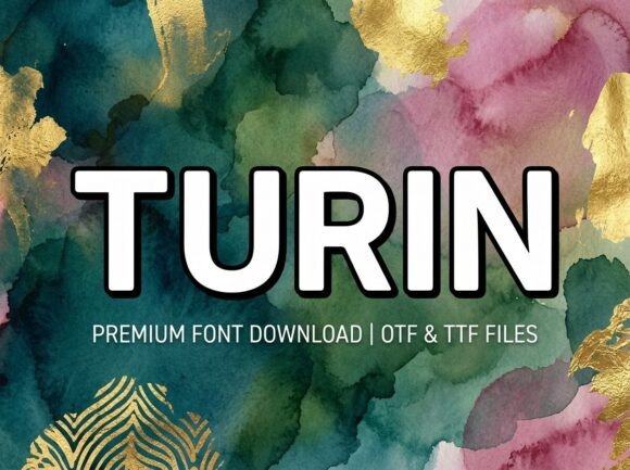 Turin: A Bold Display Typeface for Impactful Design