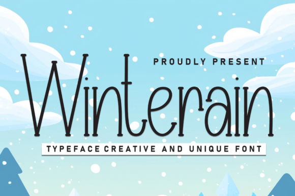 Winterain: A Font of Divine Elegance