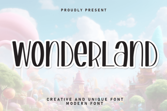 Wonderland: A Display Font Blending Bliss and Harmony